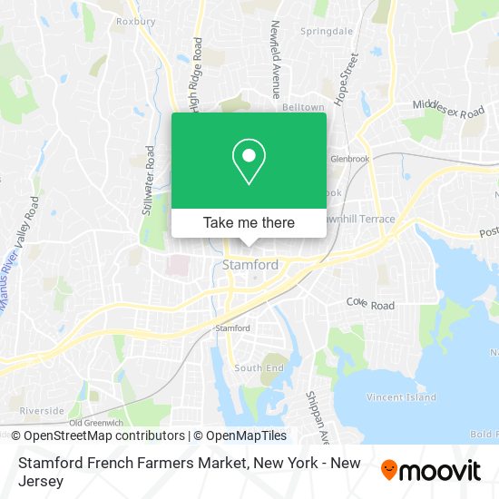 Stamford French Farmers Market map