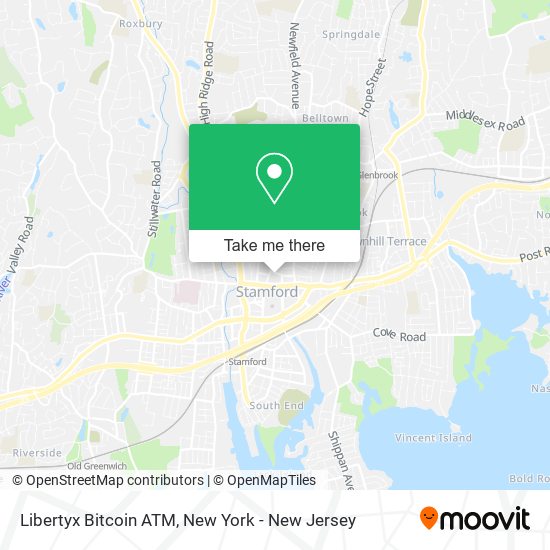 Mapa de Libertyx Bitcoin ATM