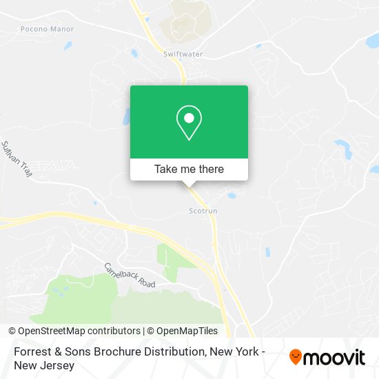 Forrest & Sons Brochure Distribution map