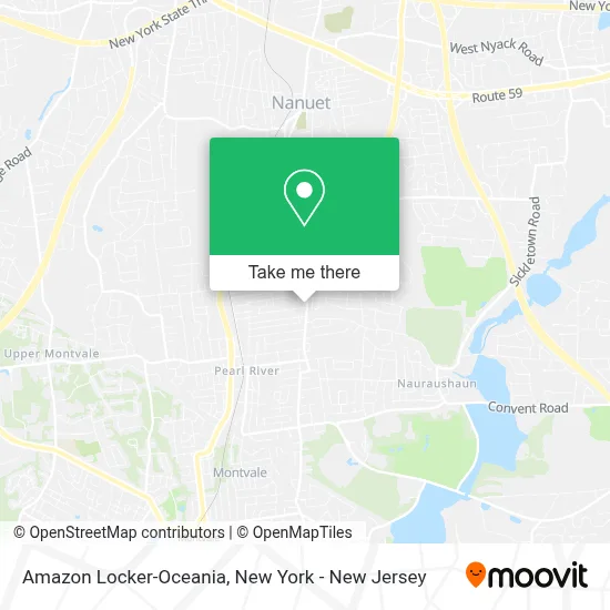 Amazon Locker-Oceania map