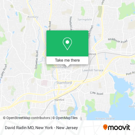 David Radin MD map