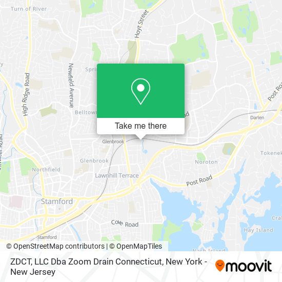 Mapa de ZDCT, LLC Dba Zoom Drain Connecticut