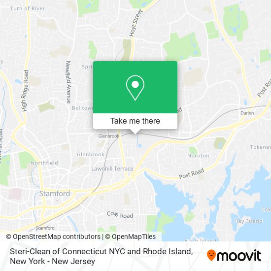 Steri-Clean of Connecticut NYC and Rhode Island map