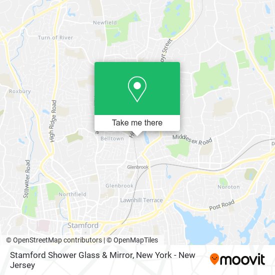 Stamford Shower Glass & Mirror map