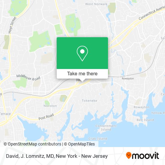 David, J. Lomnitz, MD map