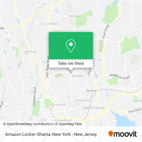 Amazon Locker-Shanta map