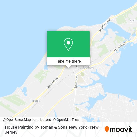 House Painting by Toman & Sons map