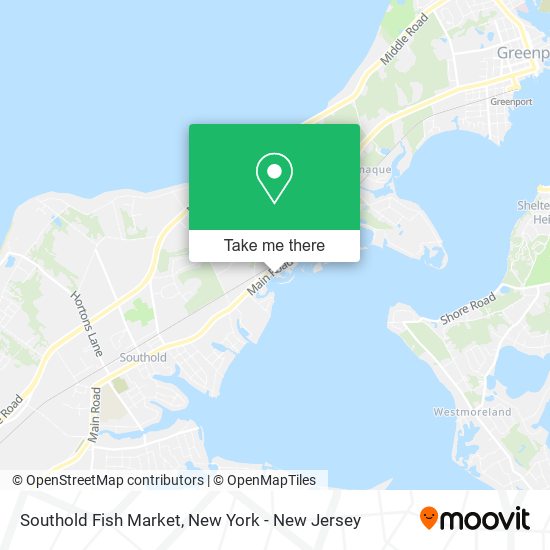 Southold Fish Market map
