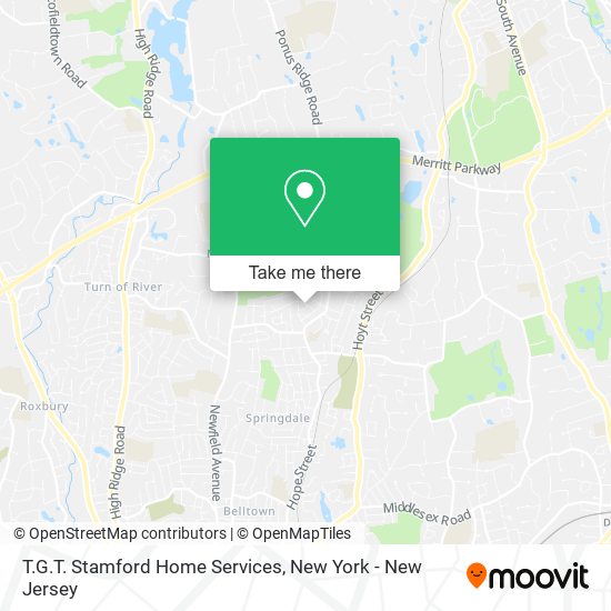 T.G.T. Stamford Home Services map