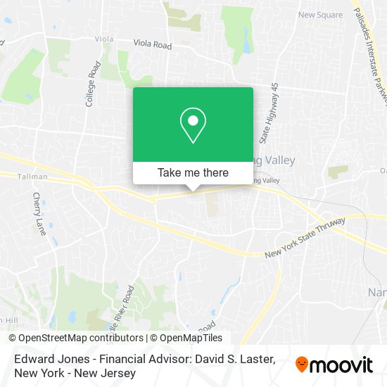 Mapa de Edward Jones - Financial Advisor: David S. Laster