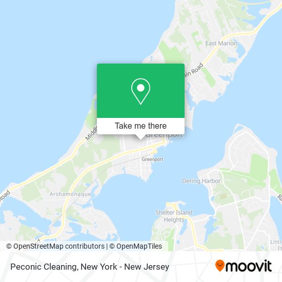 Peconic Cleaning map