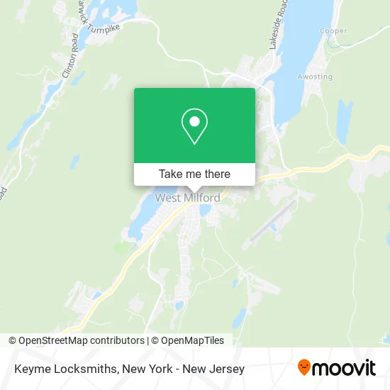 Keyme Locksmiths map