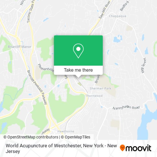 Mapa de World Acupuncture of Westchester