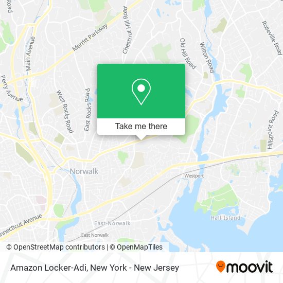 Amazon Locker-Adi map