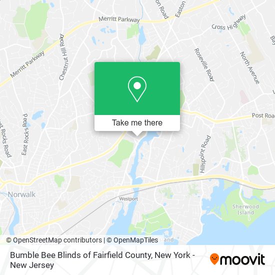 Bumble Bee Blinds of Fairfield County map