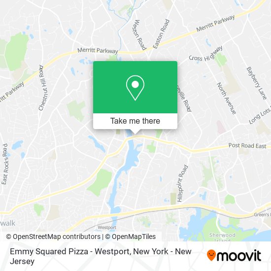 Mapa de Emmy Squared Pizza - Westport