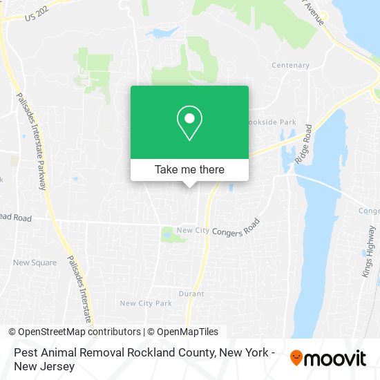 Pest Animal Removal Rockland County map