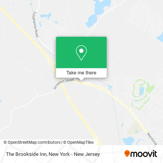 The Brookside Inn map