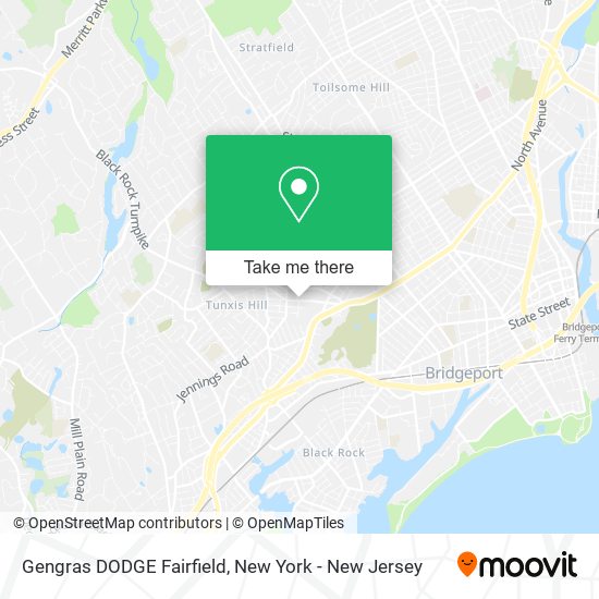 Mapa de Gengras DODGE Fairfield