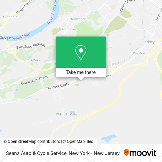 Sean's Auto & Cycle Service map