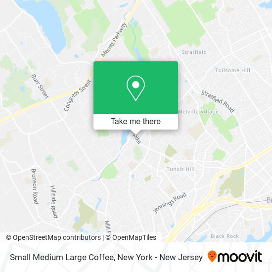 Small Medium Large Coffee map