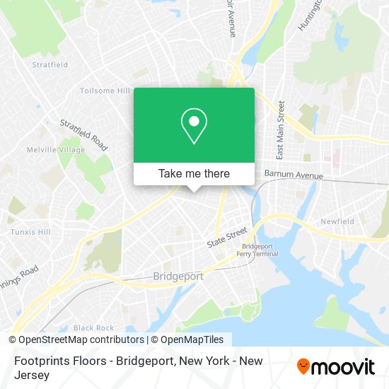 Mapa de Footprints Floors - Bridgeport