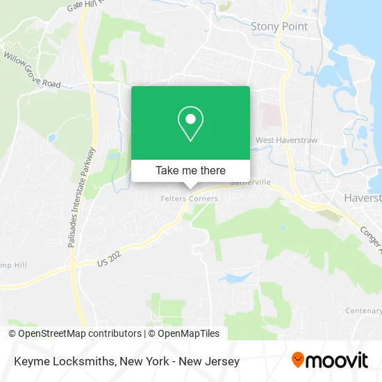 Keyme Locksmiths map
