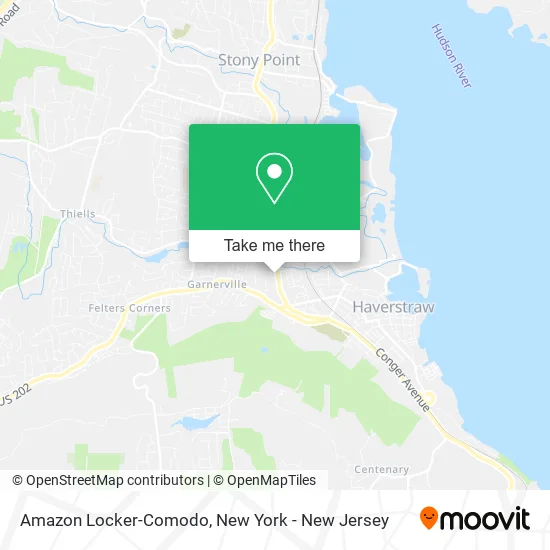 Amazon Locker-Comodo map