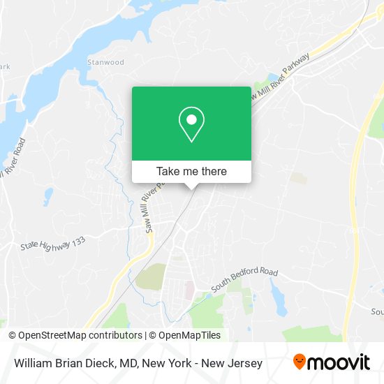 William Brian Dieck, MD map