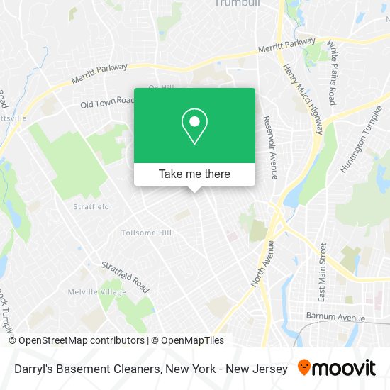 Darryl's Basement Cleaners map