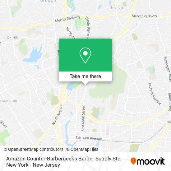 Mapa de Amazon Counter-Barbergeeks Barber Supply Sto