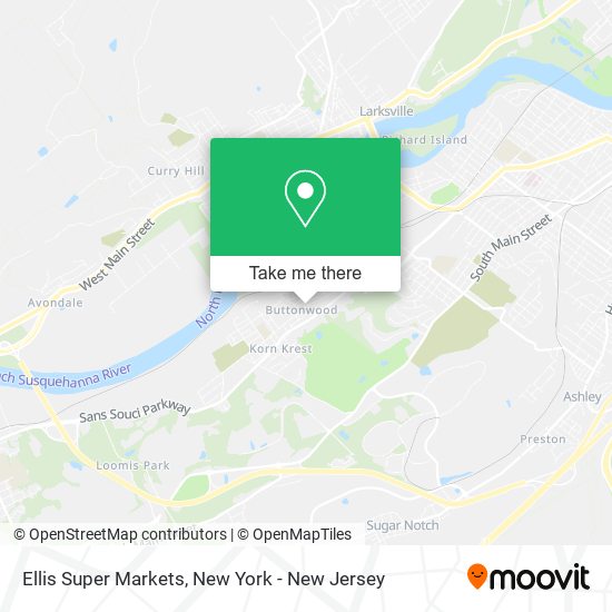 Mapa de Ellis Super Markets