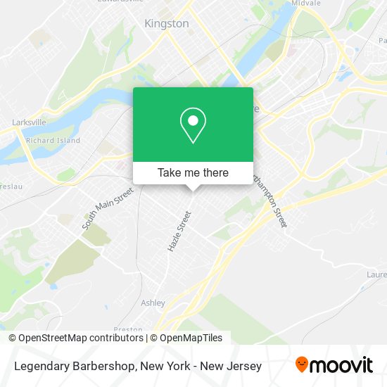 Mapa de Legendary Barbershop