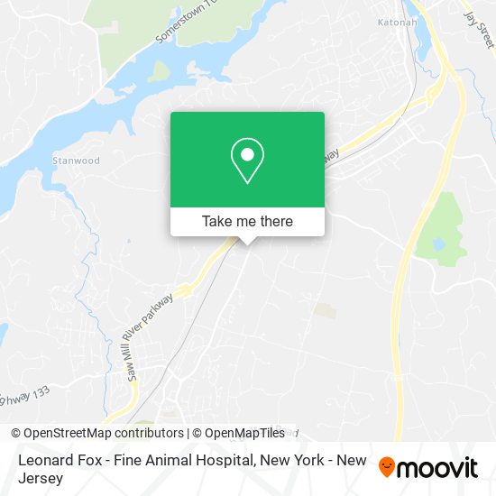 Mapa de Leonard Fox - Fine Animal Hospital