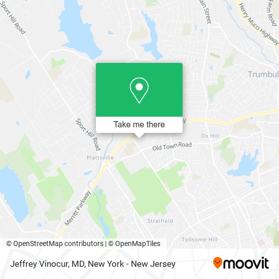 Mapa de Jeffrey Vinocur, MD