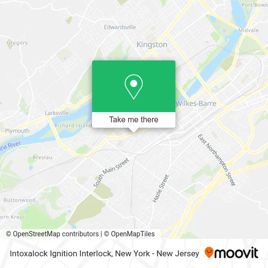 Intoxalock Ignition Interlock map