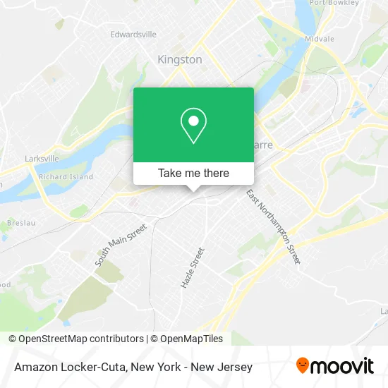 Amazon Locker-Cuta map