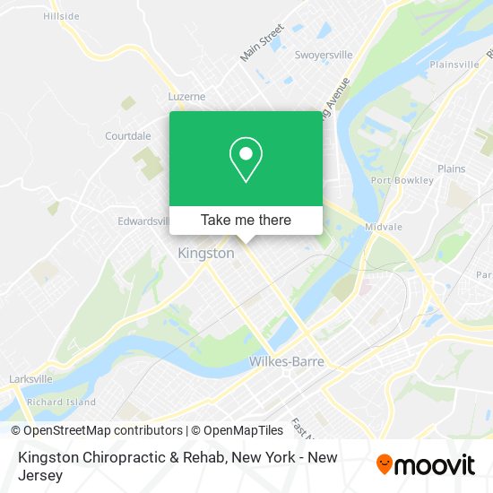 Kingston Chiropractic & Rehab map