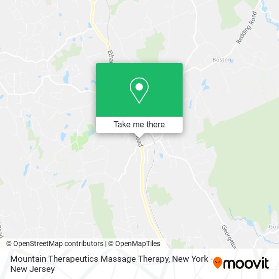 Mountain Therapeutics Massage Therapy map