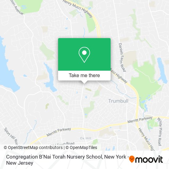 Mapa de Congregation B'Nai Torah Nursery School