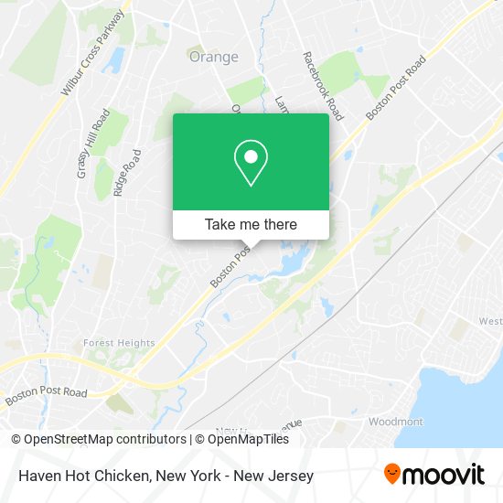 Haven Hot Chicken map