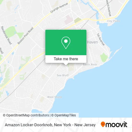 Amazon Locker-Doorknob map