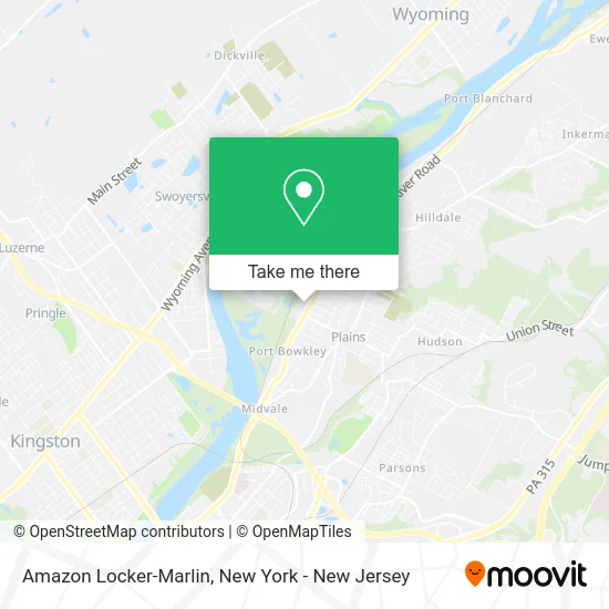 Amazon Locker-Marlin map