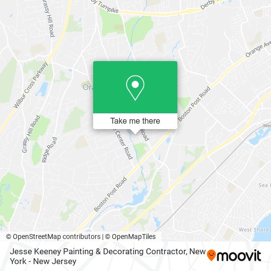 Jesse Keeney Painting & Decorating Contractor map