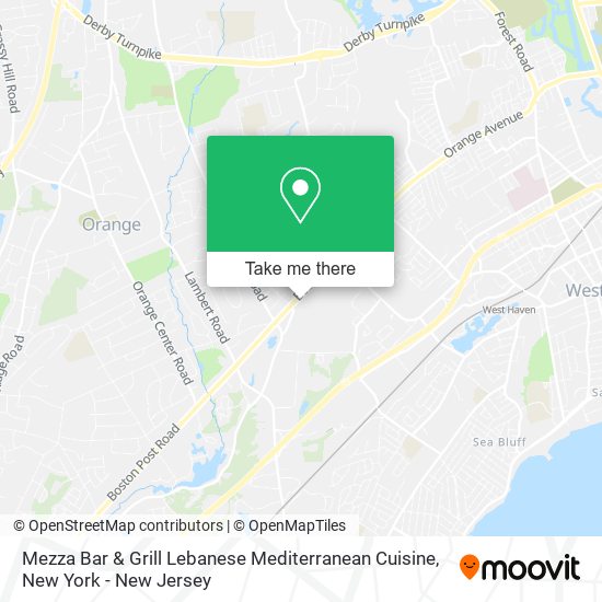 Mezza Bar & Grill Lebanese Mediterranean Cuisine map