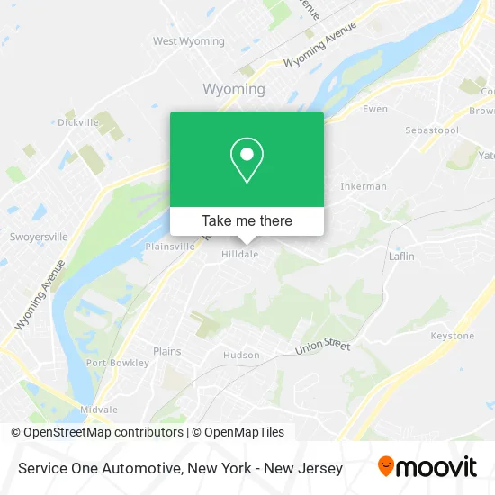 Service One Automotive map