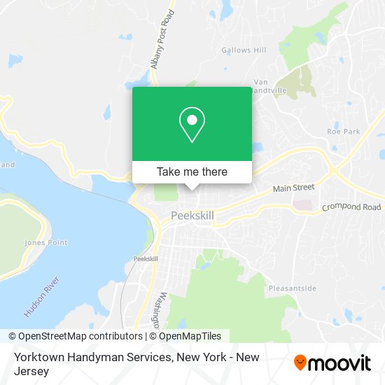Yorktown Handyman Services map