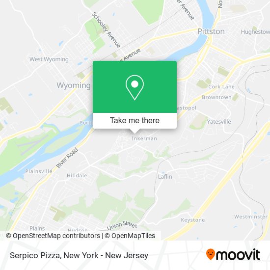 Mapa de Serpico Pizza