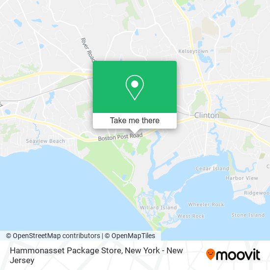 Hammonasset Package Store map