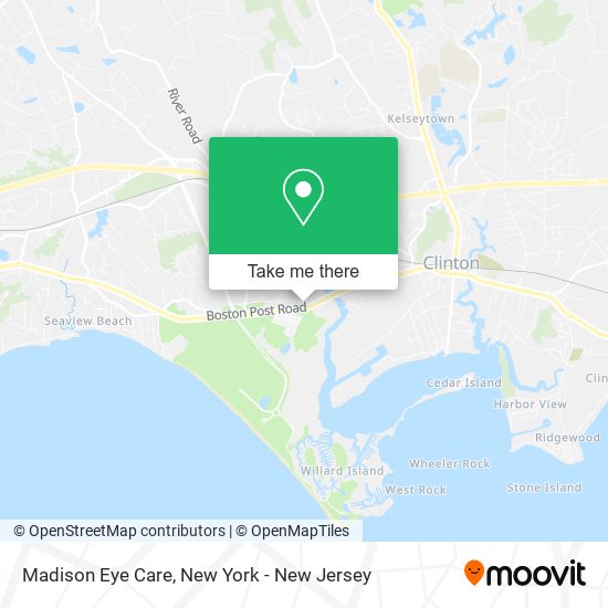 Madison Eye Care map